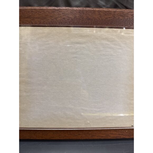 Vintage Solid Mahogany Wood Wall Plaque J. Hartley Company Inc. 10.5x12.5” - Picture 7 of 12